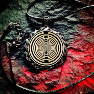 925 Silver Torus Lakhovsky MWO Necklace V3, 5G Protection Amulet, EMF Shield, Radionics, Orgonite, Scalar Waves,Reiki, Sacred Geometry
